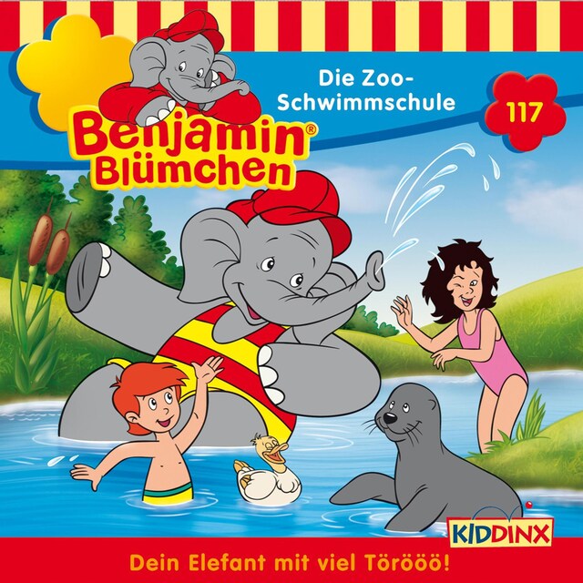 Buchcover für Benjamin Blümchen, Folge 117: Die Zoo-Schwimmschule