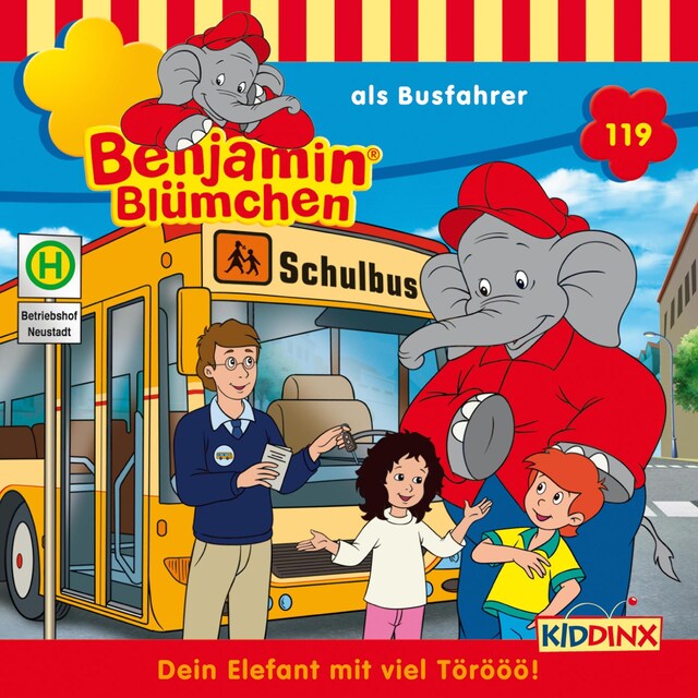 Book cover for Benjamin Blümchen, Folge 119: Benjamin als Busfahrer