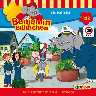 Benjamin Blümchen, Folge 122: Benjamin als Polizist als Hörbuch