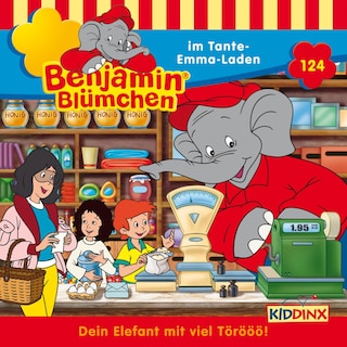 Benjamin Blümchen, Folge 124: Benjamin im Tante-Emma-Laden als Hörbuch