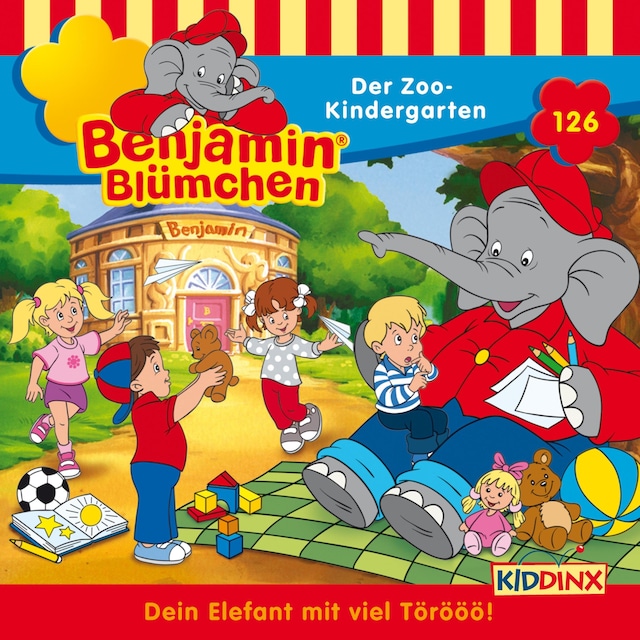 Buchcover für Benjamin Blümchen, Folge 126: Der Zoo-Kindergarten