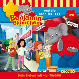 Benjamin Blümchen, Folge 128: Benjamin und die Schnitzeljagd als Hörbuch