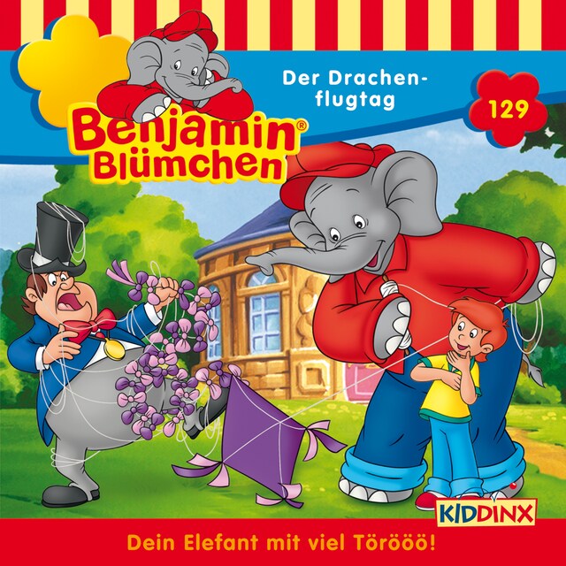 Buchcover für Benjamin Blümchen, Folge 129: Der Drachenflugtag