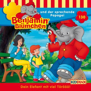 Benjamin Blümchen, Folge 130: Benjamin und der sprechende Papagei als Hörbuch
