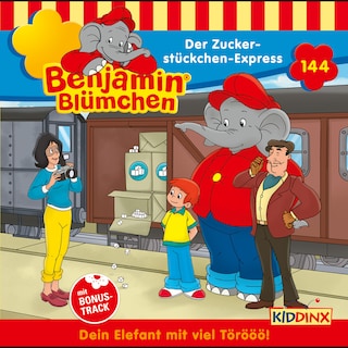 Benjamin Blümchen, Folge 144: Der Zuckerstückchen-Express als Hörbuch