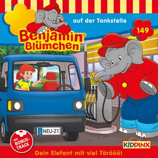 Benjamin Blümchen, Folge 149: Benjamin auf der Tankstelle als Hörbuch