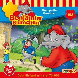 Benjamin Blümchen, Folge 153: Das große Gewitter als Hörbuch