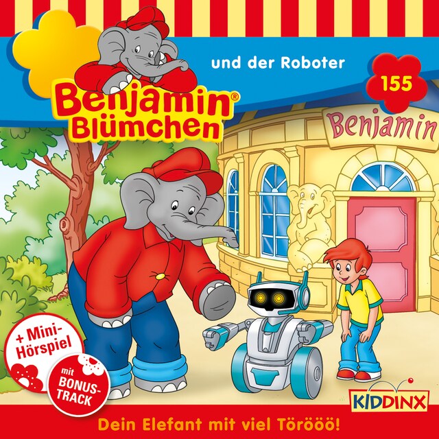 Kirjankansi teokselle Benjamin Blümchen, Folge 155: und der Roboter