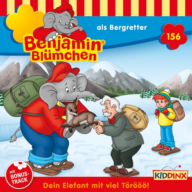 Buchcover für Benjamin Blümchen, Folge 156: als Bergretter