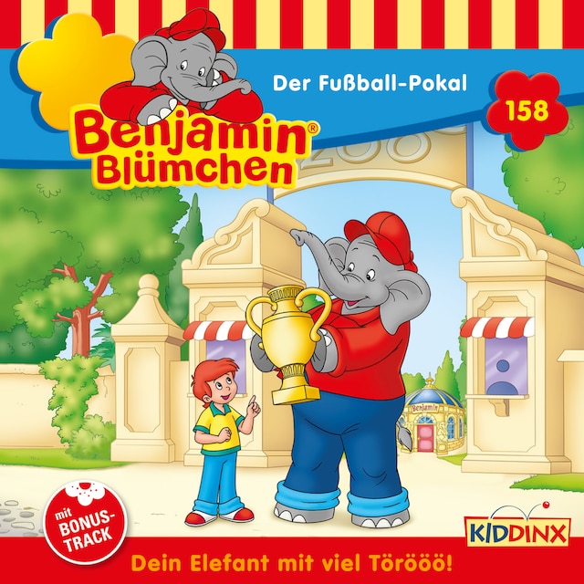 Buchcover für Benjamin Blümchen, Folge 158: Der Fußball-Pokal