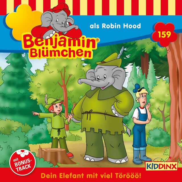 Buchcover für Benjamin Blümchen, Folge 159: als Robin Hood