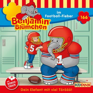 Benjamin Blümchen, Folge 166: Im Football-Fieber als Hörbuch