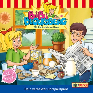 Bibi Blocksberg, Folge 141: Mit Papi allein zu Haus als Hörbuch