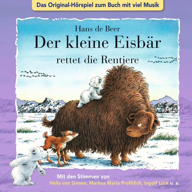 Book cover for Der kleine Eisbär, Kleiner Eisbär rettet die Rentiere