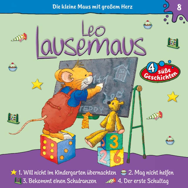 Buchcover für Leo Lausemaus, Folge 8: Der erste Schultag