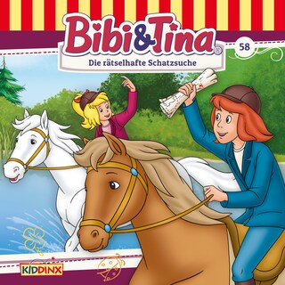 Bibi & Tina, Folge 58: Die rätselhafte Schatzsuche als Hörbuch