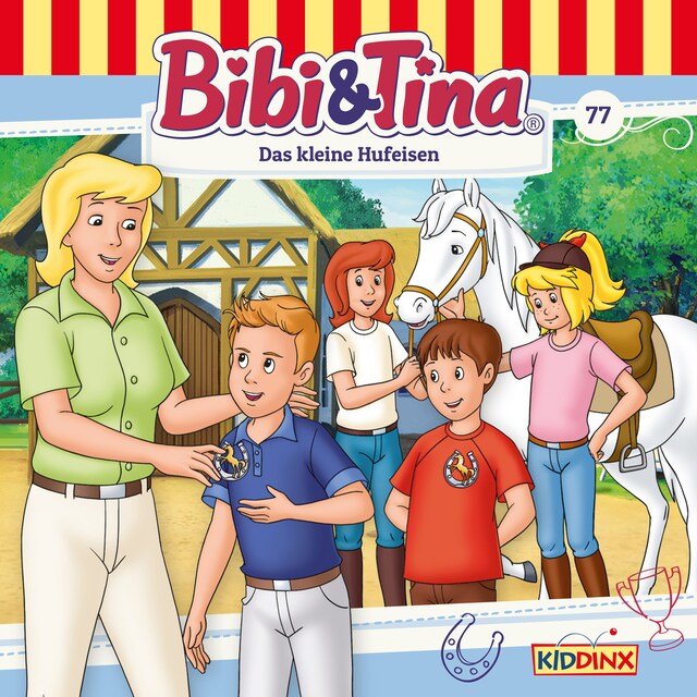 Book cover for Bibi & Tina, Folge 77: Das kleine Hufeisen