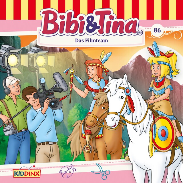 Book cover for Bibi & Tina, Folge 86: Das Filmteam