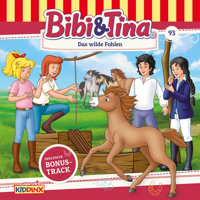 Buchcover für Bibi & Tina, Folge 93: Das wilde Fohlen