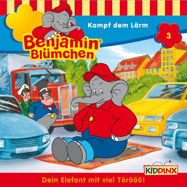 Kirjankansi teokselle Benjamin Blümchen, Folge 3: Kampf dem Lärm