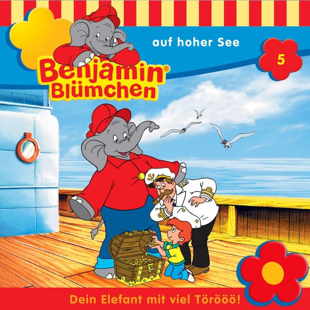 Okładka książki dla Benjamin Blümchen, Folge 5: Benjamin auf hoher See