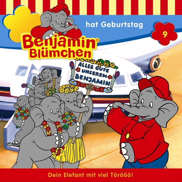 Boekomslag van Benjamin Blümchen, Folge 9: Benjamin hat Geburtstag