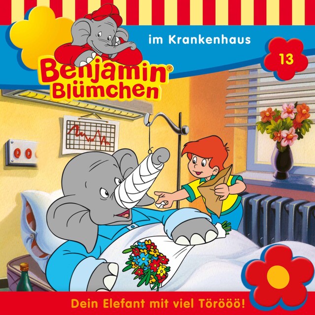 Buchcover für Benjamin Blümchen, Folge 13: Benjamin im Krankenhaus