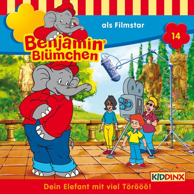Buchcover für Benjamin Blümchen, Folge 14: Benjamin als Filmstar