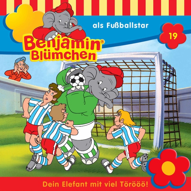 Buchcover für Benjamin Blümchen, Folge 19: Benjamin als Fußballstar