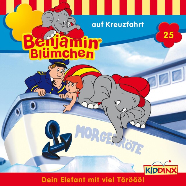Buchcover für Benjamin Blümchen, Folge 25: Benjamin auf Kreuzfahrt