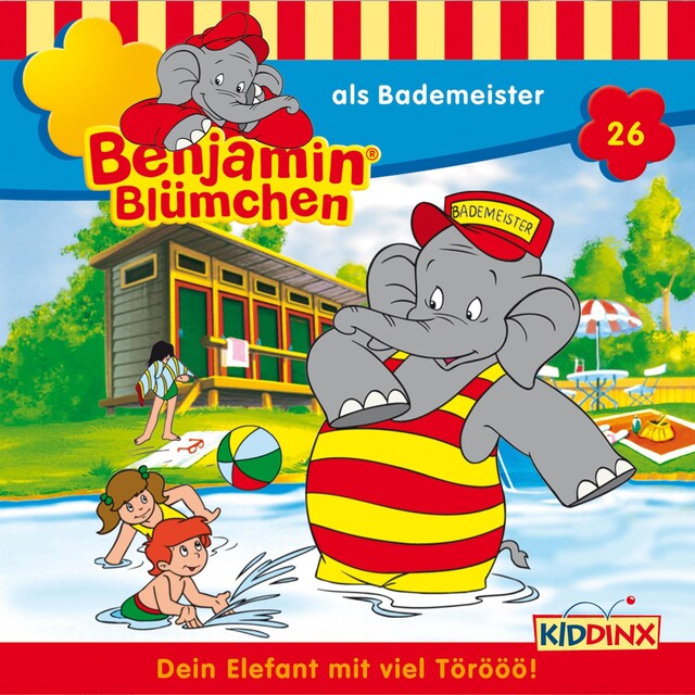 Buchcover für Benjamin Blümchen, Folge 26: Benjamin als Bademeister