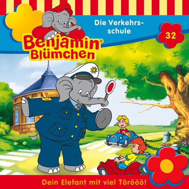 Buchcover für Benjamin Blümchen, Folge 32: Die Verkehrsschule