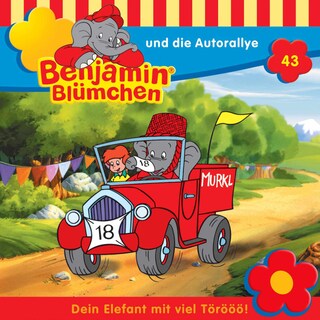 Benjamin Blümchen, Folge 43: Benjamin und die Autorallye als Hörbuch