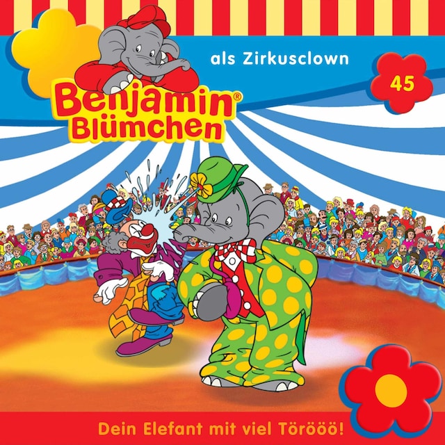 Buchcover für Benjamin Blümchen, Folge 45: Benjamin als Zirkusclown