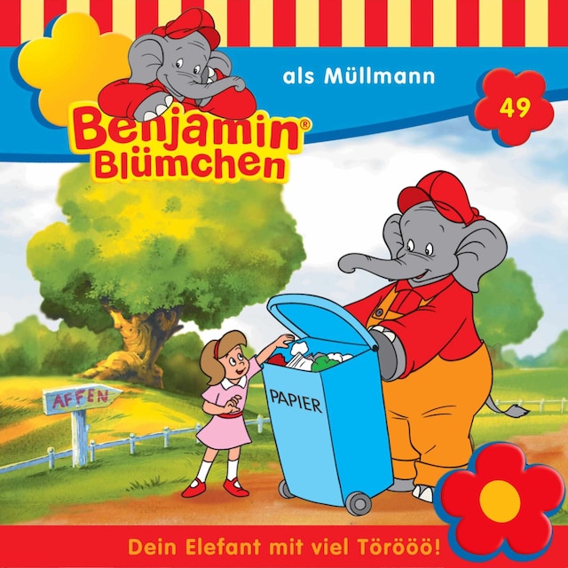 Book cover for Benjamin Blümchen, Folge 49: Benjamin als Müllmann