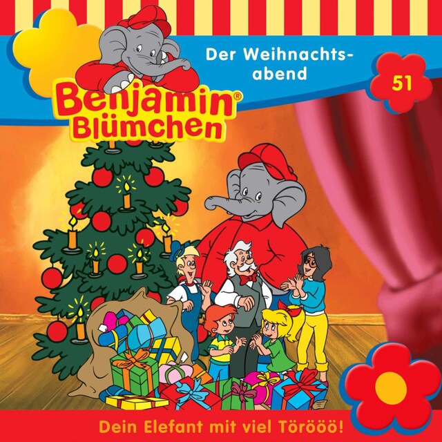 Book cover for Benjamin Blümchen, Folge 51: Der Weihnachtsabend