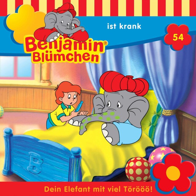 Buchcover für Benjamin Blümchen, Folge 54: Benjamin ist krank