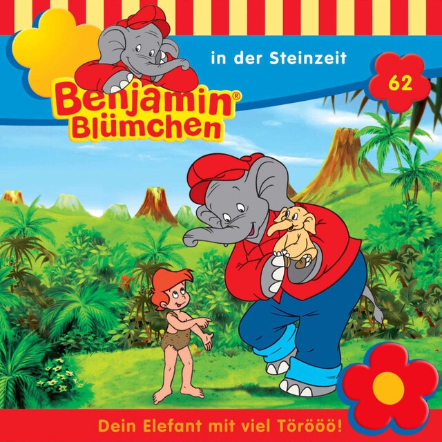 Bokomslag för Benjamin Blümchen, Folge 62: Benjamin in der Steinzeit