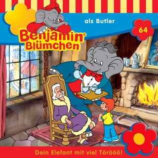 Benjamin Blümchen, Folge 64: Benjamin als Butler als Hörbuch