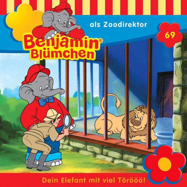 Buchcover für Benjamin Blümchen, Folge 69: Benjamin als Zoodirektor