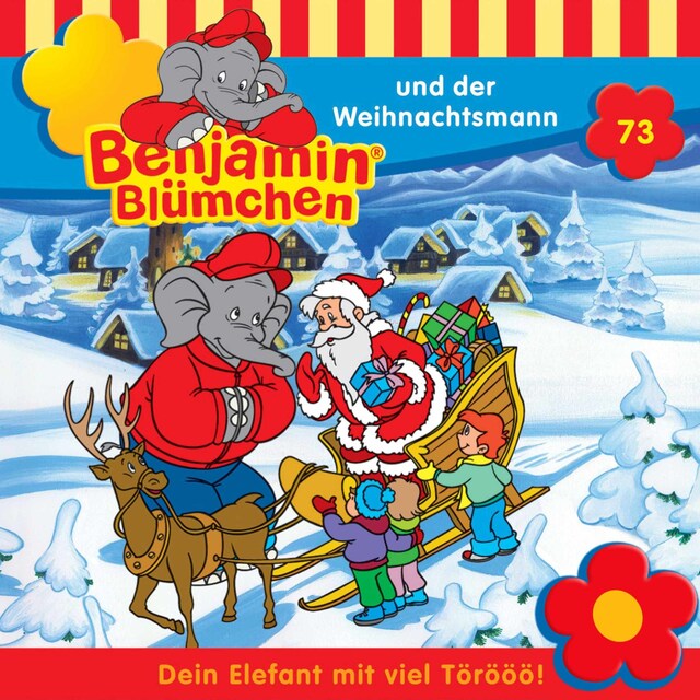 Book cover for Benjamin Blümchen, Folge 73: Benjamin und der Weihnachtsmann