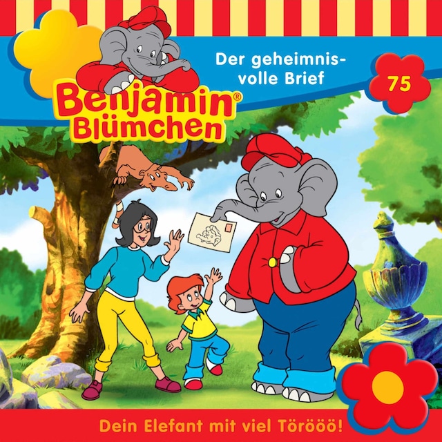 Buchcover für Benjamin Blümchen, Folge 75: Der geheimnisvolle Brief