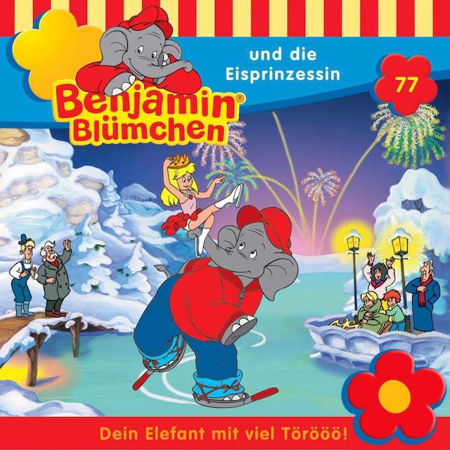 Buchcover für Benjamin Blümchen, Folge 77: Benjamin und die Eisprinzessin