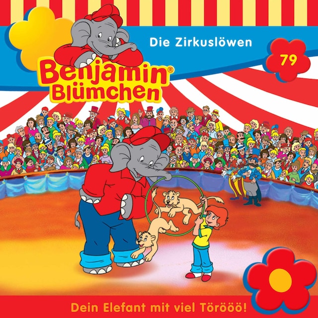 Buchcover für Benjamin Blümchen, Folge 79: Die Zirkuslöwen