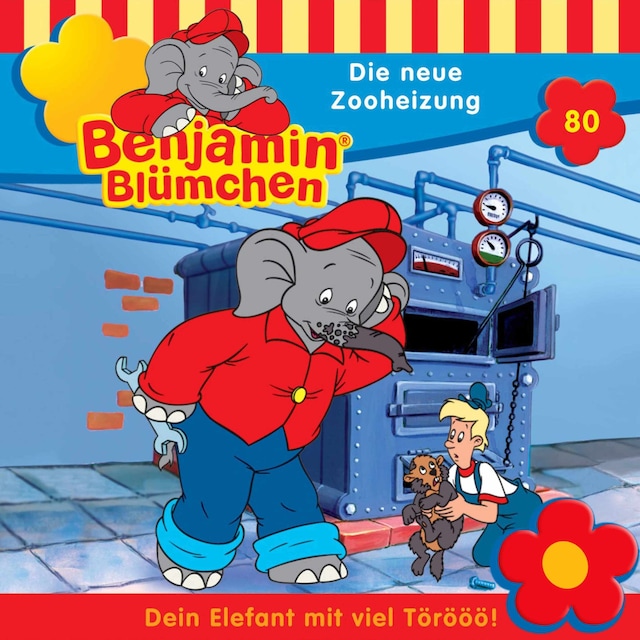 Buchcover für Benjamin Blümchen, Folge 80: Die neue Zooheizung