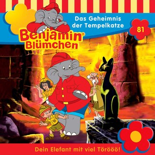 Benjamin Blümchen, Folge 81: Das Geheimnis der Tempelkatze als Hörbuch
