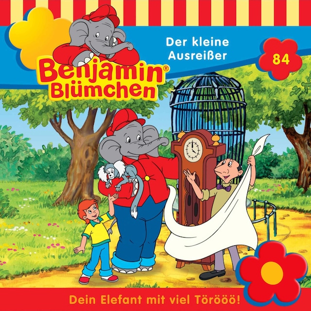 Buchcover für Benjamin Blümchen, Folge 84: Der kleine Ausreißer
