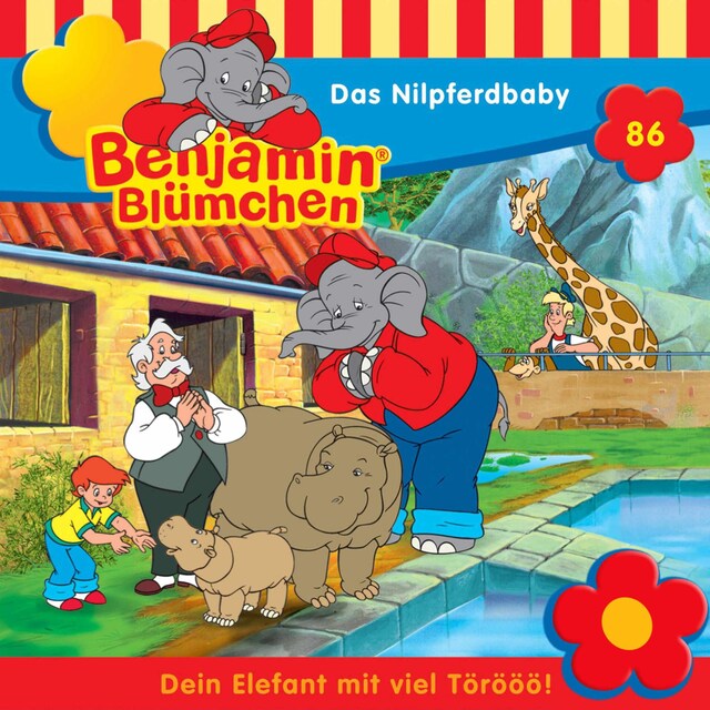 Buchcover für Benjamin Blümchen, Folge 86: Das Nilpferdbaby