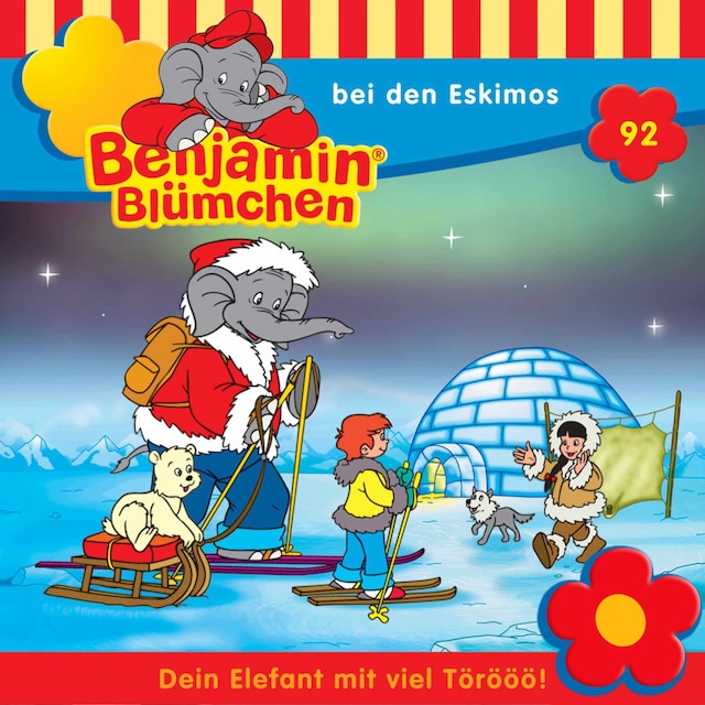 Buchcover für Benjamin Blümchen, Folge 92: Benjamin bei den Eskimos