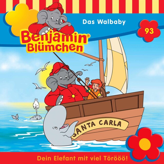 Buchcover für Benjamin Blümchen, Folge 93: Das Walbaby